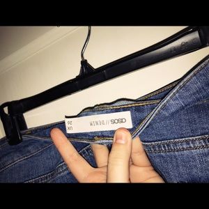 ASOS CURVE Mom Jeans in Hawthorn with Let Down Hem